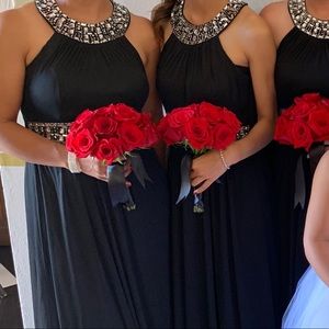 Long Black Cocktail Dress